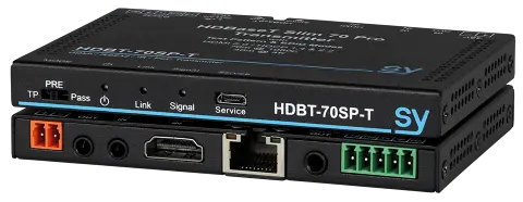 HDBT-70-SLIM PRO Tx Slim HDBaseT 70m Extender Stacked Right.webp