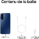 Samsung Galaxy A17 5G 128 Go, Smartphone Android déverrouillé, écran 6,7", Batterie 5000 mAh, Bleu, Version FR box.webp
