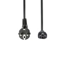 Câble alimentation secteur 3 pôles IEC C5 - 2,50 m