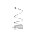 Câble USB A /Lightning magnétique, USB 2,0 1mètre blanc