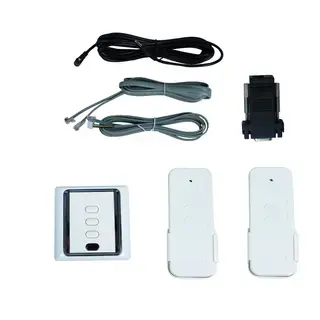 Ecran de projection motorisé tensionné 2,60 x 1,46m - Format 16-9 - Wi-Fi - Carter blanc accessoires.webp