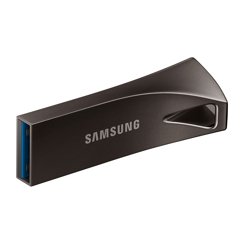 CLE USB SAMSUNG 64G USB 3.1 BAR PLUS - TITAN GRAY VITESSE LECTURE JUSQU'A 200Mo/S 