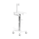 Chariot pour appareils médicaux avec support moniteur 17"-27" dos.webp