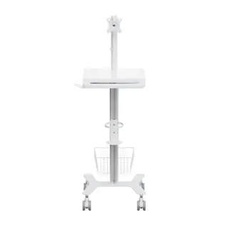 Chariot pour appareils médicaux avec support moniteur 17"-27" face.webp