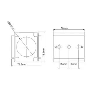 Gabarit de perçage pour colonne Gamme 032.webp
