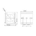 Gabarit de perçage pour colonne Gamme 032.webp