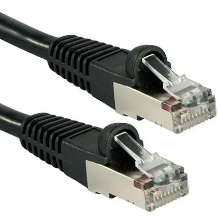 Câble réseau Noir Cat.6A S:FTP LSZH AWG 27 Lindy  connecteur.webp