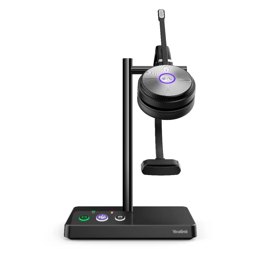 Yealink WH62 monoaural Teams Edition Micro-casque professionnel sans fil DECT mono - Certifié Microsoft Teams (copie)