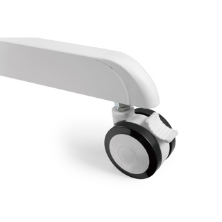 Chariot écran 37''à 70'' compatible Samsung Flip® et Microsoft Surface Hub® 2s, Blanc