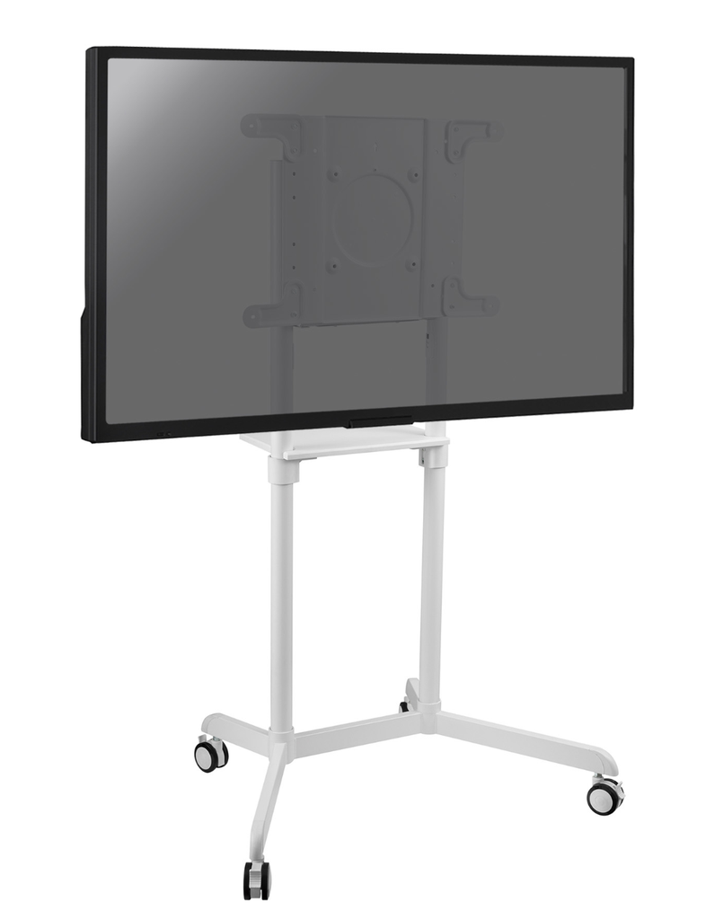 Chariot écran 37''à 70'' compatible Samsung Flip® et Microsoft Surface Hub® 2s, Blanc