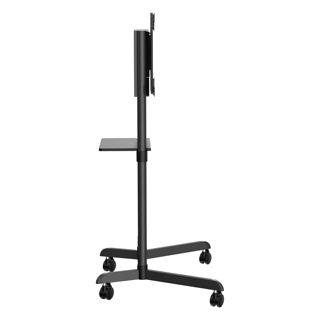 Chariot écran 37''à 70'' compatible Samsung Flip® et Microsoft Surface Hub® 2s, noir