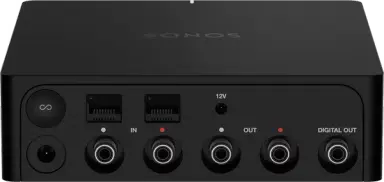 Sonos Port Profitez de l'expérience Sonos sur votre système Hi-Fi ou votre amplificateur existant, et profitez des possibilités infinies du multiroom.