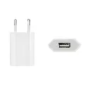 Chargeur secteur 1 USB 1A = total 5W blanc design plat photo.webp