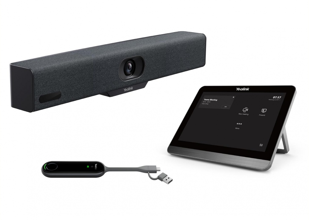 YEALINK MEETINGBAR A10-025 barre visio 4K avec tablette 8" + dongle WPP30
