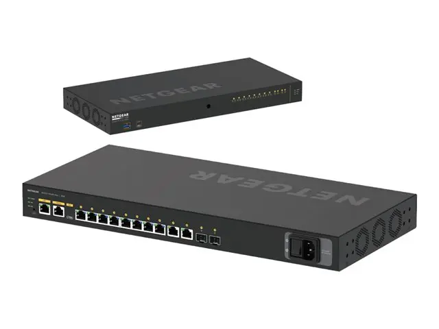 Switch audiovisuel Netgear AV M4250-10G2XF-PoE+ 240W manageable 8 ports Gigabit et 2 ports SFP+