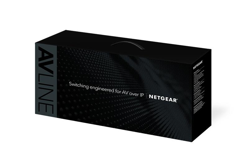 Switch audiovisuel Netgear AV M4250-10G2XF-PoE+ 240W manageable 8 ports Gigabit et 2 ports SFP+
