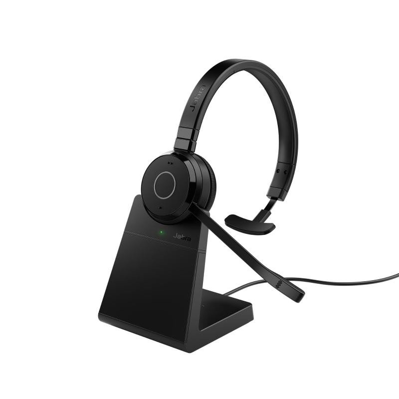 Jabra Evolve 65 TE Mono avec Base de recharge