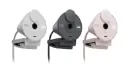 Logitech BRIO 300 plastique recyclé webcam 3 couleurs
