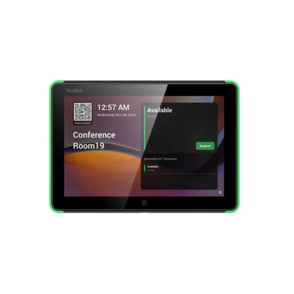 Yealink Room Panel Écran de réservation de salles certifié Teams.