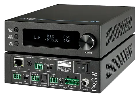 SY Electronics-Amplificateur numérique audio stéréo - 2 x 50 w