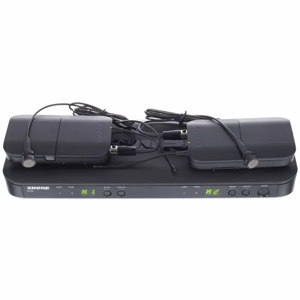 Pack 2 microphones cravate (lavalier) Shure BLX