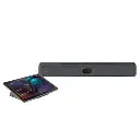 MaxHub XBar V50 Barre de visioconférence : double objectif de 50 MP, micros et haut-parleurs intégrés. Connexion en USB à votre ordinateur + Tablette de contrôle Android