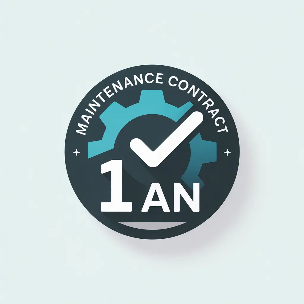 Contrat de Maintenance Hardware : Service de réparation ou remplacement pour assurer la continuité de fonctionnement de votre équipement 1 an.