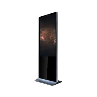 Totem avec moniteur 55'', FULL HD haute luminosité 500 cd, 24h/7j, intérieur exclusivement