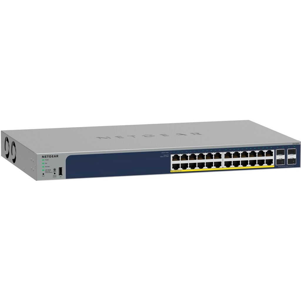 NETGEAR GS728TP Managed L2/L3/L4 Gigabit Ethernet (10/100/1000) Power Over Ethernet (PoE) Grey