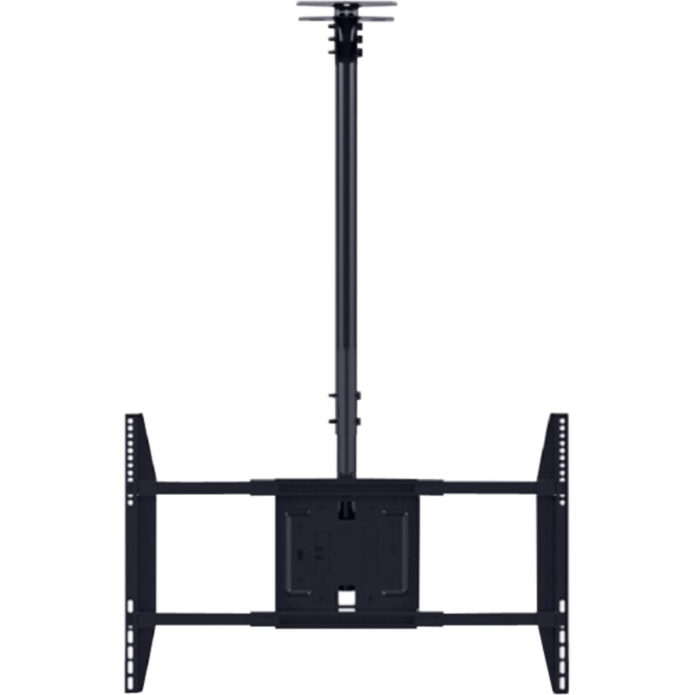 Support plafond Noir pour moniteur 106,7cm 42" jusqu'à 160 cm 63" Capacité max 80 kg