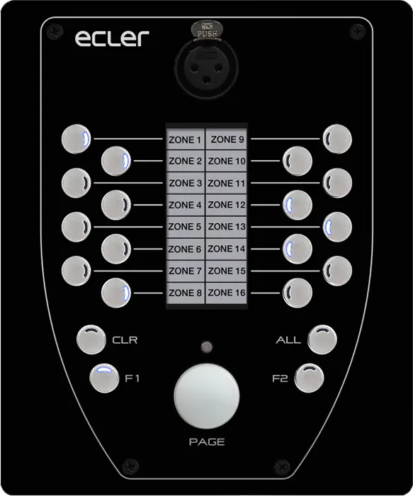 Console d'annonce numérique ECLER eMPAGE