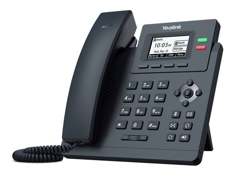 Yealink SIP-T31G Téléphone IP Gigabit avec 2 lignes et voix HD