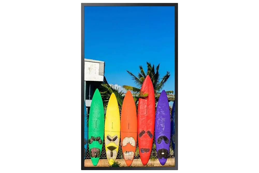 Samsung OM Ecran dynamique pour vitrine, résolution Full HD, IP5X anti poussière, résistance à la chaleur