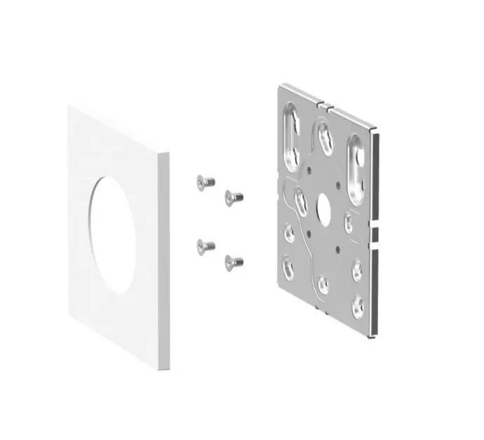 SONOS Plaques pour supports ERA 100 PRO L'adaptateur pour boîte de dérivation réduit le perçage, simplifie l'acheminement des câbles et permet une installation plus soignée et plus épurée dans les espaces commerciaux