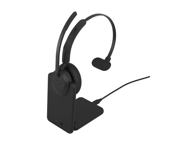 Micro-casque Mono Jabra Evolve3 45 MS avec base de recharge