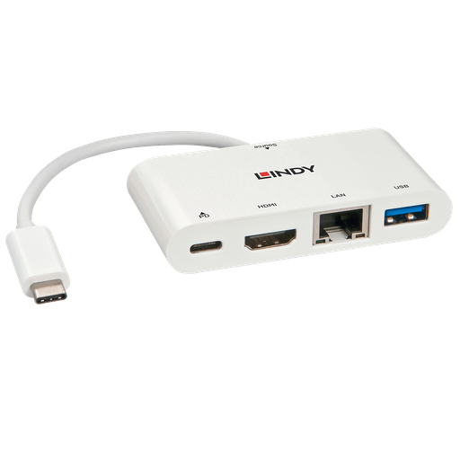 [43239] Mini Dock USB 3.1 Type C pour Notebook - HDMI, PD 3.0 100W, USB 3.1, Gigabit