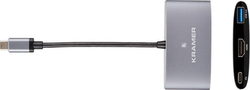 [KDOCK-1] Kramer station d'accueil multiports USBC universelle USB-C sortie vidéo HDMI™, un port USB 3.0 et charge USB-C