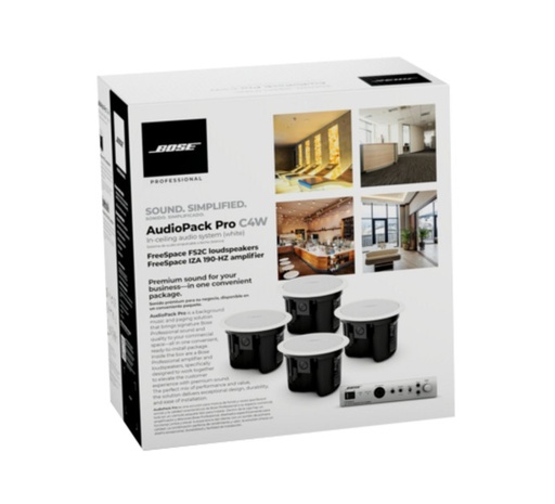 [888473-2210] BOSE PRO Audiopack Pro encastrable C4W Blanc