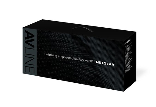 [GSM4212PX-100EUS] Switch audiovisuel Netgear AV M4250-10G2XF-PoE+ 240W manageable 8 ports Gigabit et 2 ports SFP+