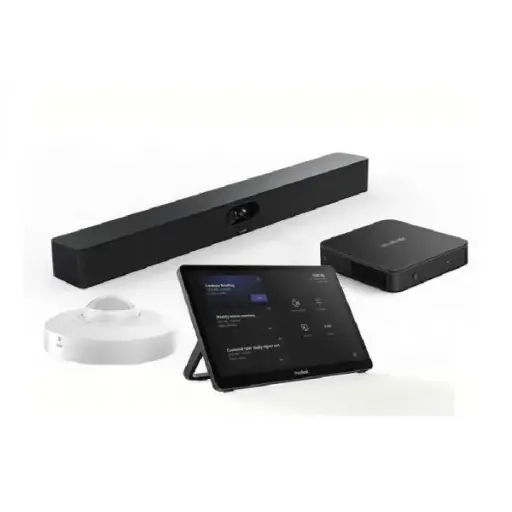 [YEAMVCS40-C5-000] Yealink Système visioconférence Windows avec barre vidéo avec IA, tablette tactile et mini PC, spécial salles de petite et moyenne taille.