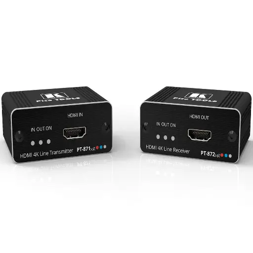 [50-8038901190] KRAMER-Transmetteur HDMI Kramer PT-871XR - Extendeur 4K HDR sur Câble Twisted Pair avec HDCP 2.2 et POE