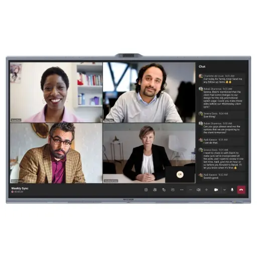 [V655T] Maxhub XBoard for Microsoft Teams Rooms - 65 pouces Caméras 50 MPX, microphones et hauts-parleurs stéréo. Lancement de la visioconférence en un clic.