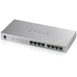 [GS1008HP-EU0101F] Zyxel ZY-GS1008HP switch 8 ports Gbps RJ45 PoE+ - budget PoE 60W - non rackable - fanless