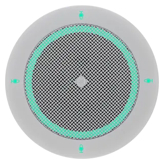 [RM-TT WH] YAMAHA ADECIA Microphone blanc de proximité pour table multicapsule -Existe en noir ou blanc.