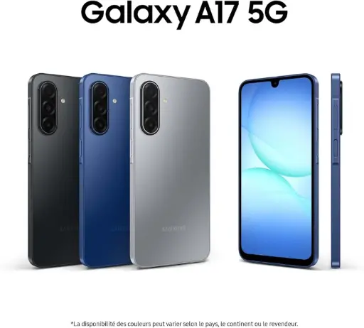 [SM-A176BZKAEEB] Samsung Galaxy A17 5G 128 Go Smartphone Android écran 6,7" Batterie 5000 mAh USB-C NOIR