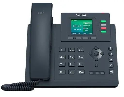 [1301046] Yealink SIP-T33G Téléphone IP d'entrée de gamme avec 4 lignes et écran LCD couleur