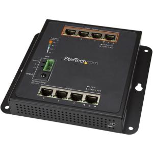[IES81GPOEW] StarTech.com Switch Gigabit Ethernet géré à 8 ports (4 PoE+) - Fixation murale et accès en façade